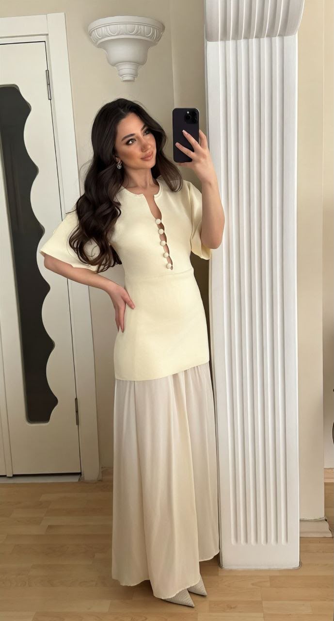 Long knit dress