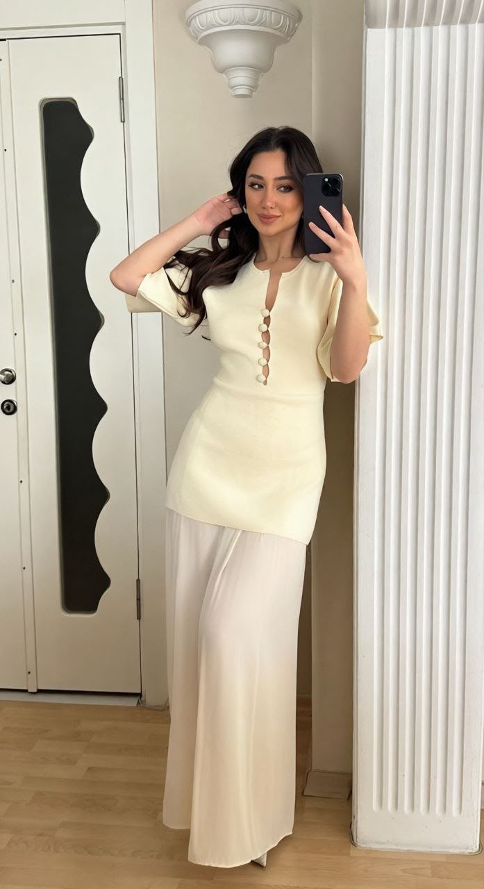 Long knit dress