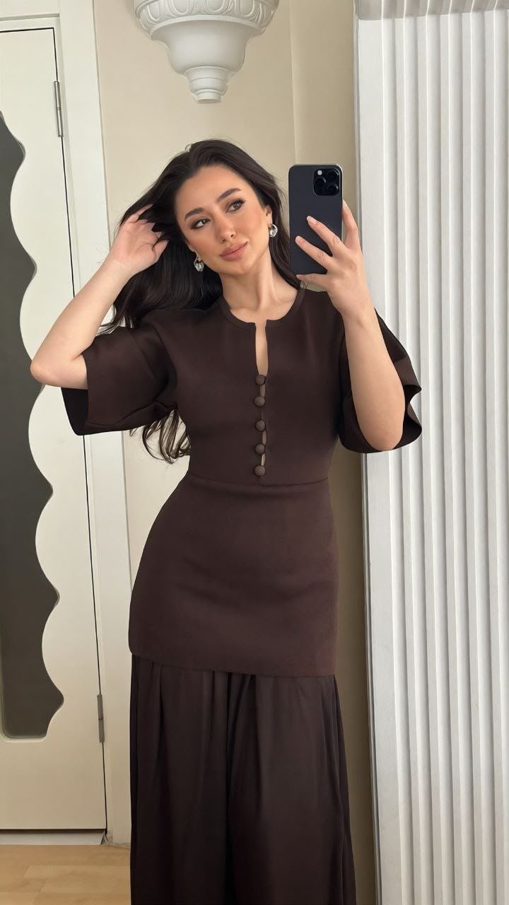 Long knit dress