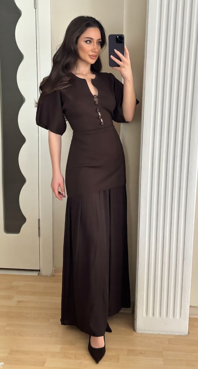 Long knit dress