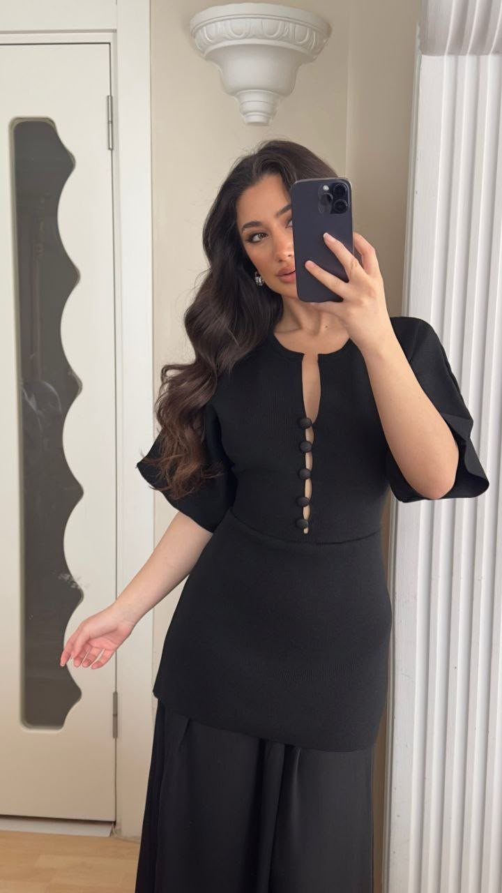 Long knit dress