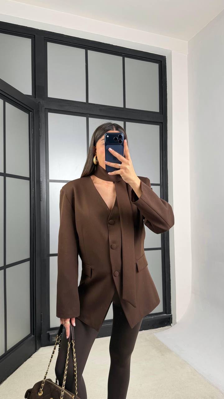 Belted Blazer