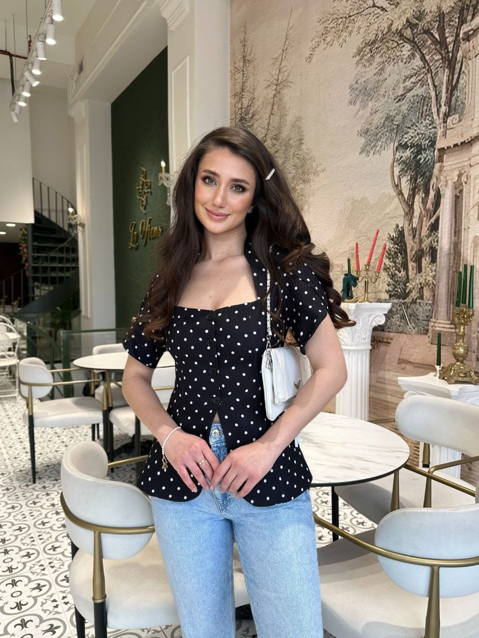 Polka Blouse
